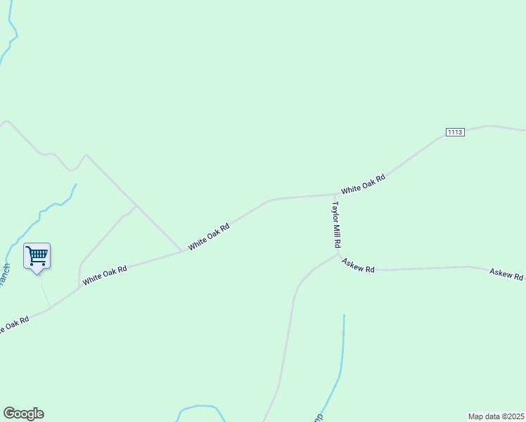 map of restaurants, bars, coffee shops, grocery stores, and more near 402 White Oak Road in Eure