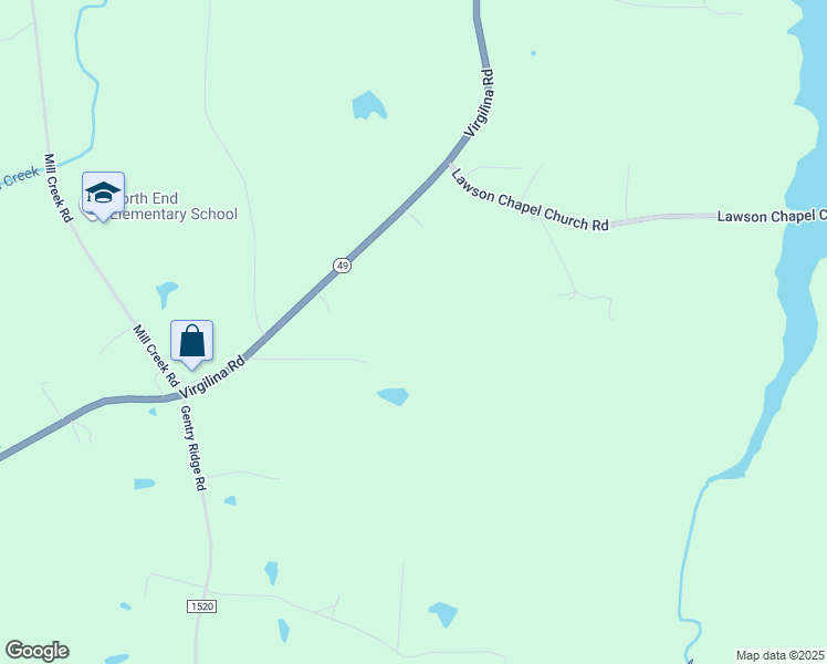 map of restaurants, bars, coffee shops, grocery stores, and more near 4700 Virgilina Road in Roxboro