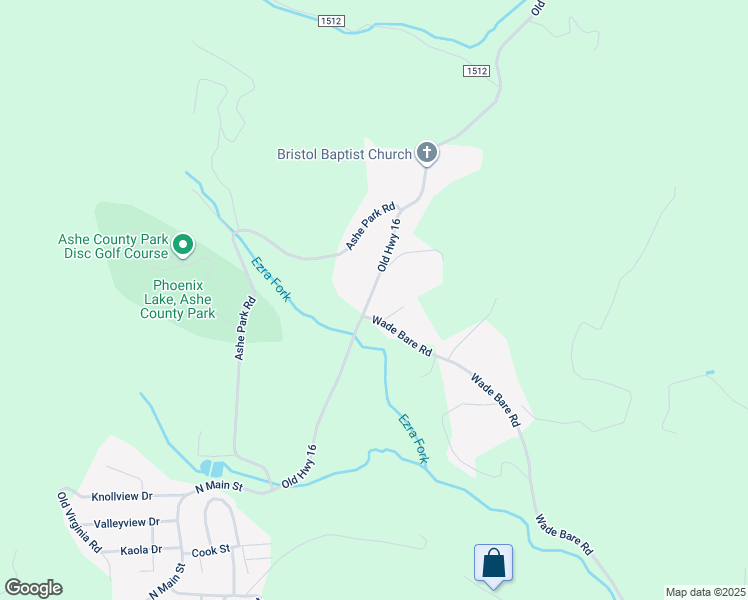 map of restaurants, bars, coffee shops, grocery stores, and more near 2634 Old Highway 16 in Jefferson