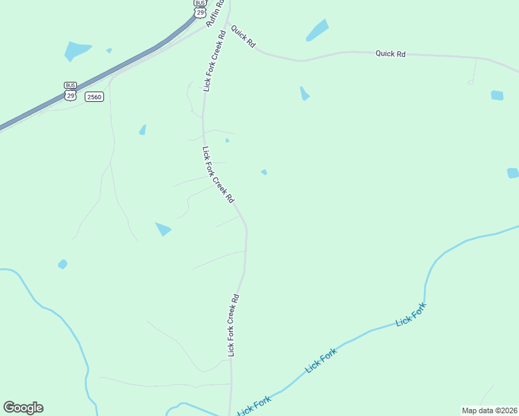 map of restaurants, bars, coffee shops, grocery stores, and more near 1841 Lick Fork Creek Rd in Ruffin