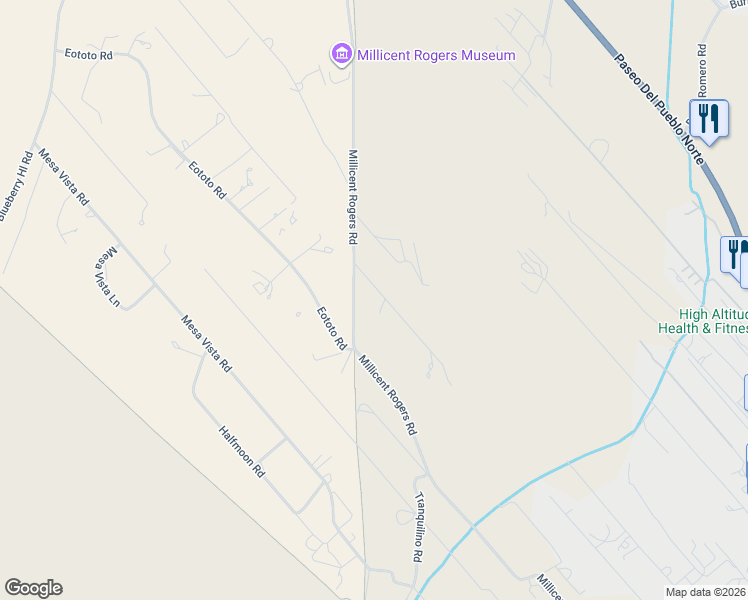 map of restaurants, bars, coffee shops, grocery stores, and more near 8-14 Painter Road in El Prado