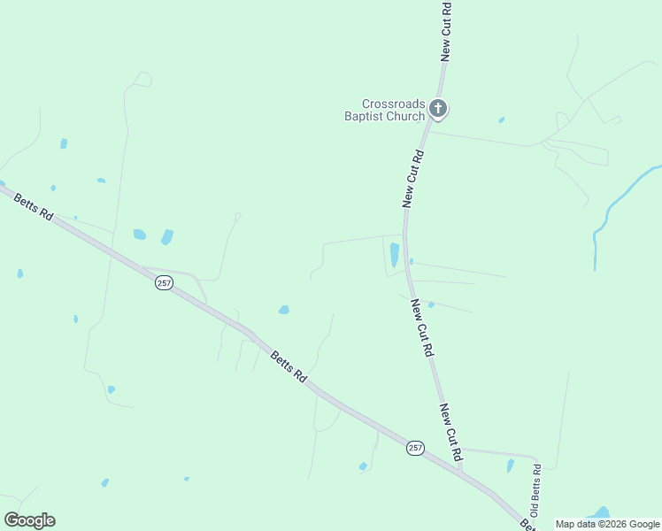 map of restaurants, bars, coffee shops, grocery stores, and more near 2544 New Cut Road in Springfield