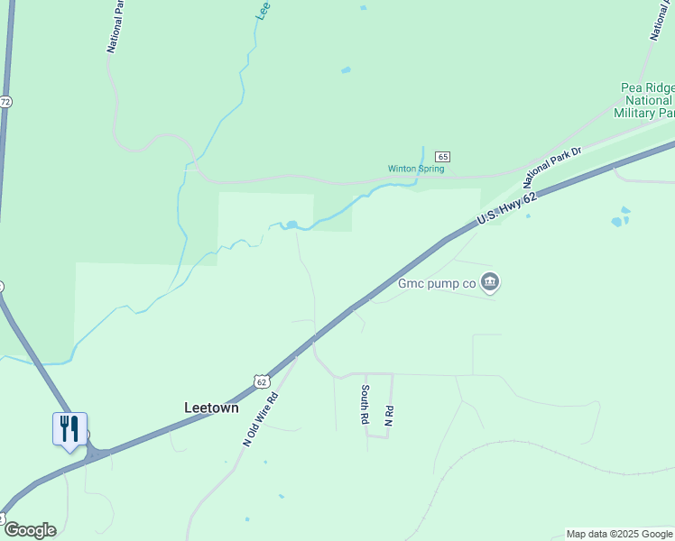 map of restaurants, bars, coffee shops, grocery stores, and more near 15188 U.S. 62 in Garfield