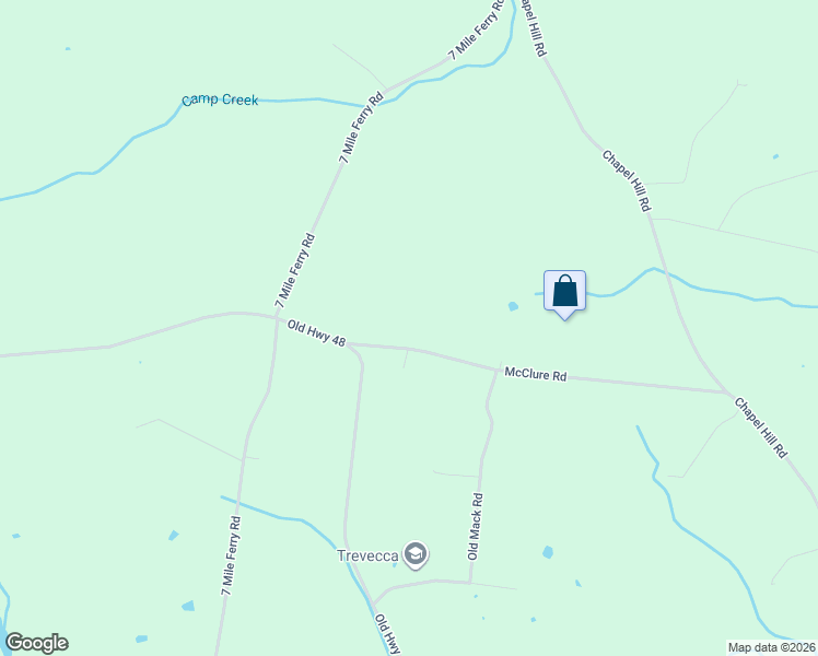 map of restaurants, bars, coffee shops, grocery stores, and more near 845 McClure Road in Clarksville