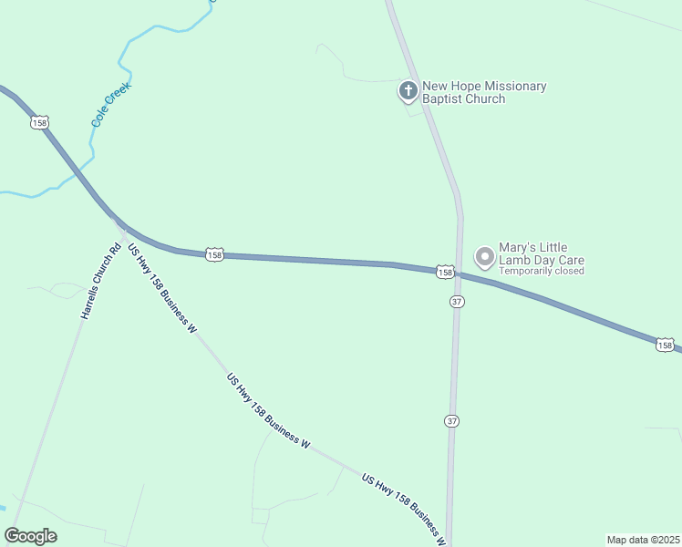 map of restaurants, bars, coffee shops, grocery stores, and more near 770 U.S Highway 158 West in Gates