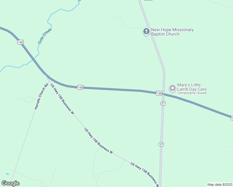 map of restaurants, bars, coffee shops, grocery stores, and more near 778 U.S Highway 158 West in Gates