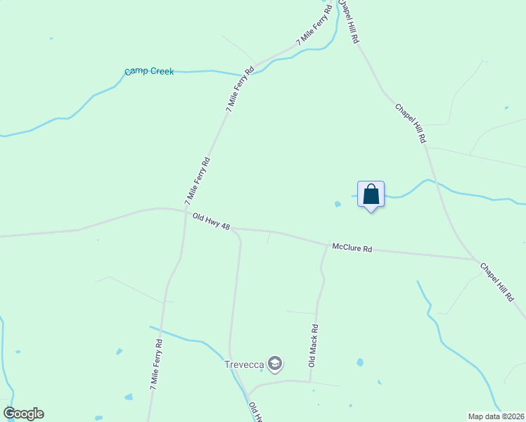 map of restaurants, bars, coffee shops, grocery stores, and more near 845 McClure Road in Clarksville