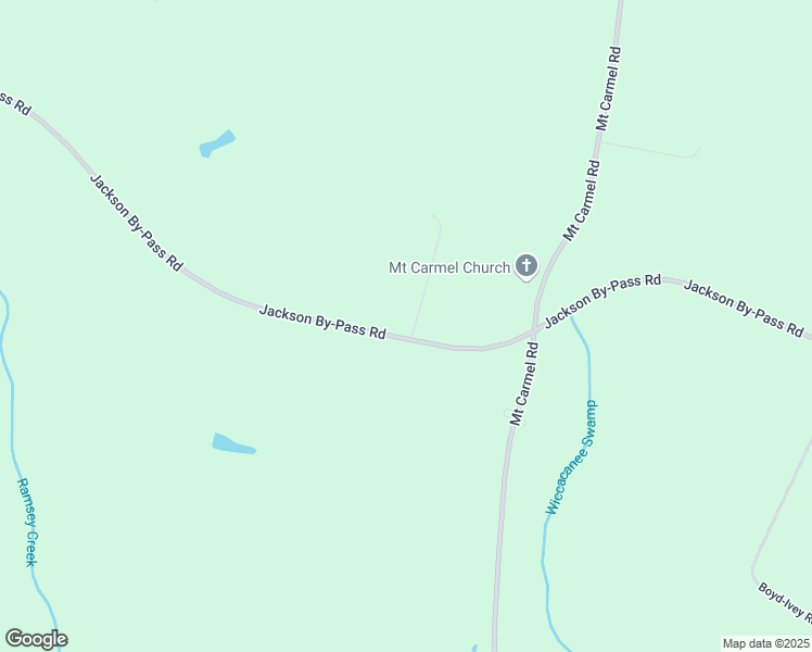 map of restaurants, bars, coffee shops, grocery stores, and more near 1254 Jackson By-Pass Road in Seaboard