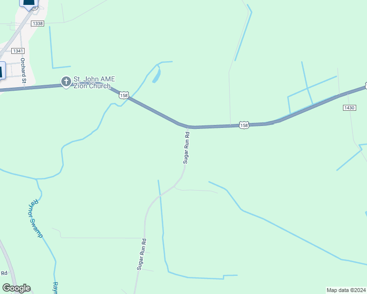 map of restaurants, bars, coffee shops, grocery stores, and more near 21 Sugar Run Road in Sunbury