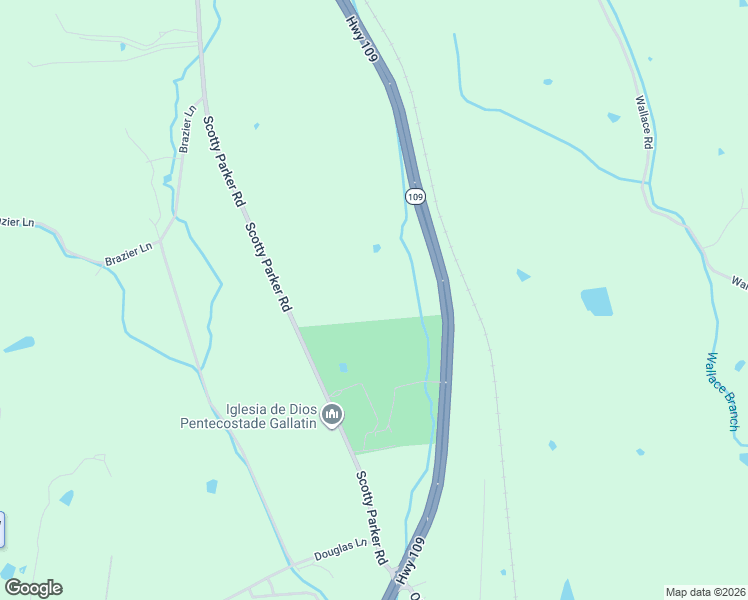 map of restaurants, bars, coffee shops, grocery stores, and more near 109N Highway 1680 in Gallatin