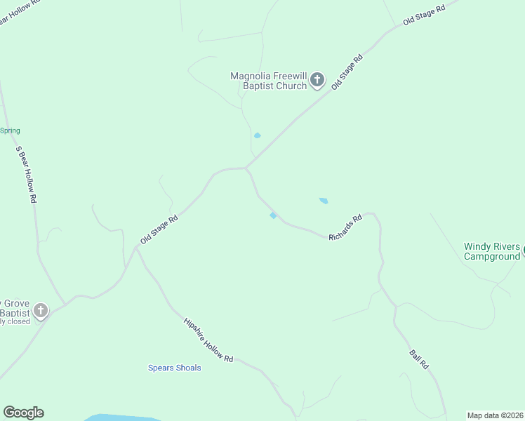 map of restaurants, bars, coffee shops, grocery stores, and more near 108 Richards Road in Rogersville