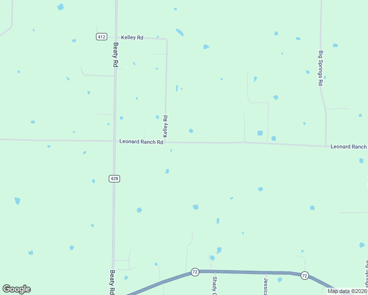 map of restaurants, bars, coffee shops, grocery stores, and more near 22125 Leonard Ranch Road in Gravette