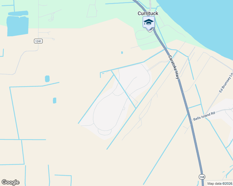 map of restaurants, bars, coffee shops, grocery stores, and more near 103 Bay Leaf Drive in Currituck