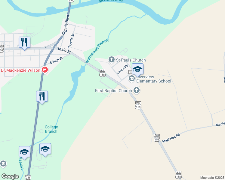 map of restaurants, bars, coffee shops, grocery stores, and more near 1709 Center Avenue in Murfreesboro