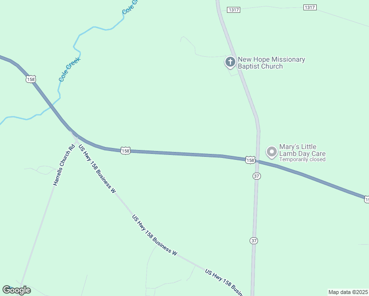 map of restaurants, bars, coffee shops, grocery stores, and more near 781 U.S Highway 158 West in Gates