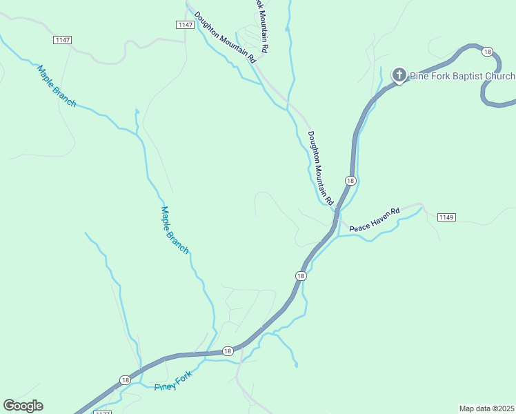 map of restaurants, bars, coffee shops, grocery stores, and more near 459 Bare Lane in Laurel Springs