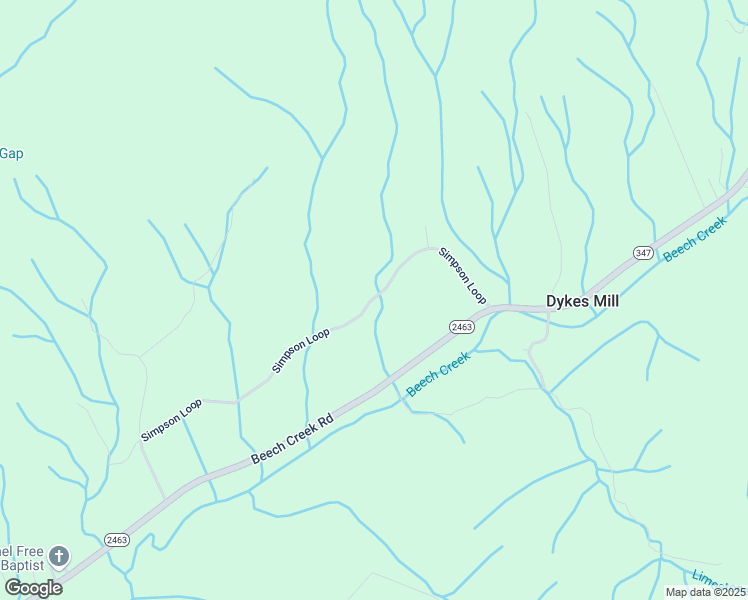 map of restaurants, bars, coffee shops, grocery stores, and more near 3931 Beech Creek Road in Rogersville