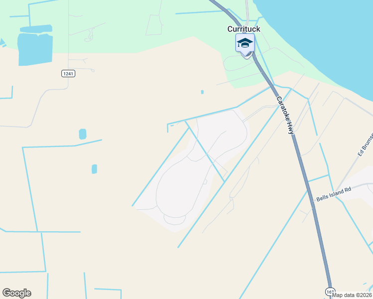 map of restaurants, bars, coffee shops, grocery stores, and more near 103 Bay Leaf Drive in Currituck