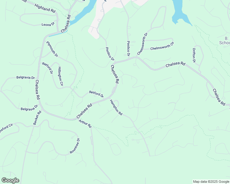 map of restaurants, bars, coffee shops, grocery stores, and more near 5 Downham Lane in Bella Vista