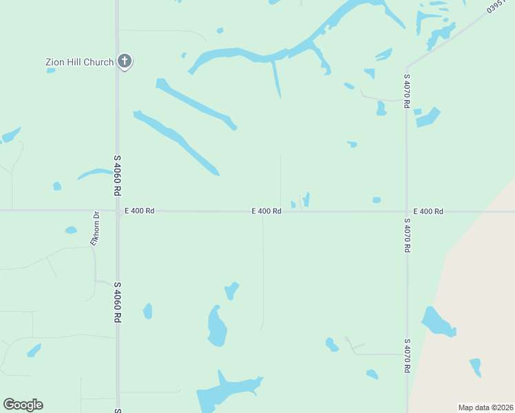 map of restaurants, bars, coffee shops, grocery stores, and more near 3275 East 400 Road in Oologah