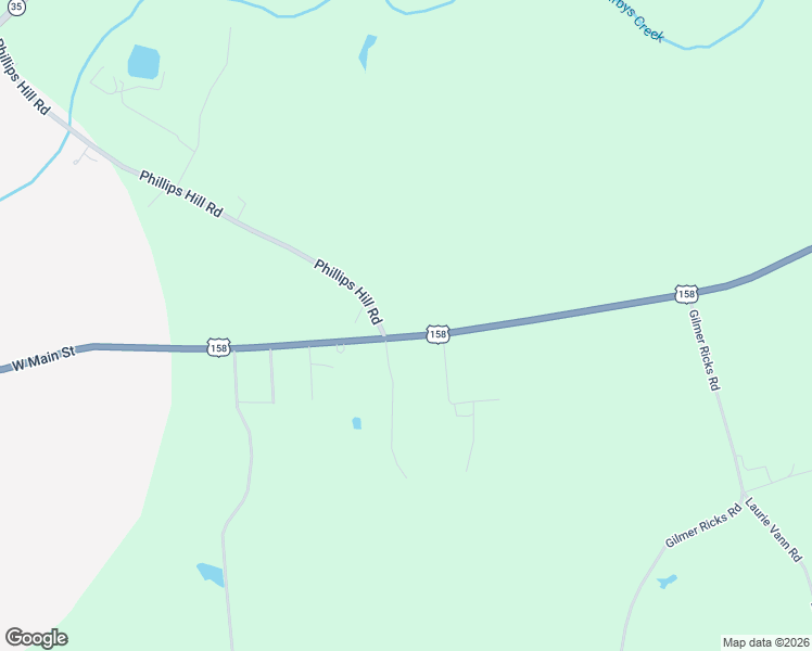 map of restaurants, bars, coffee shops, grocery stores, and more near 12147 U.S. 158 in Conway