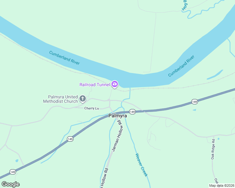map of restaurants, bars, coffee shops, grocery stores, and more near 2859 Jarman Hollow Road in Palmyra