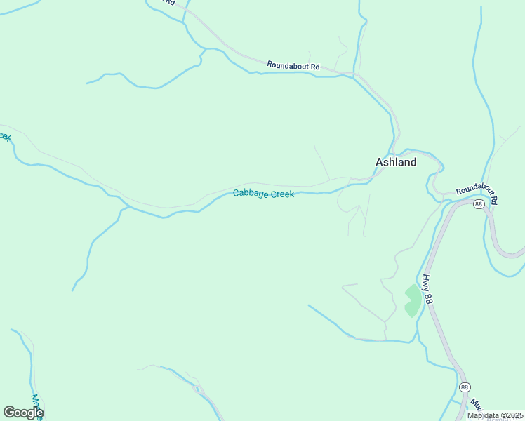 map of restaurants, bars, coffee shops, grocery stores, and more near 585 Cabbage Creek Road in Creston