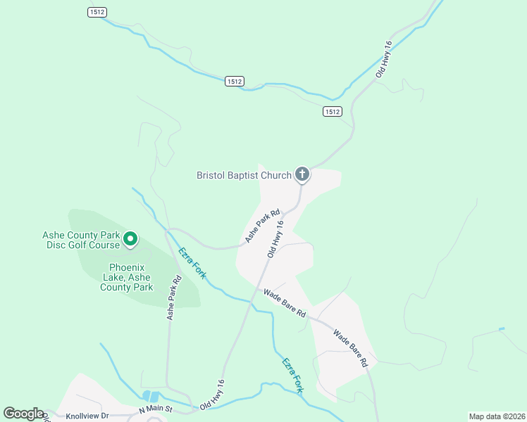 map of restaurants, bars, coffee shops, grocery stores, and more near 1245 Ashe Park Road in Jefferson