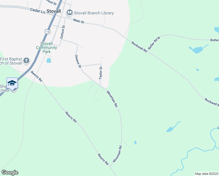 map of restaurants, bars, coffee shops, grocery stores, and more near 7754 Mountain Road in Oxford