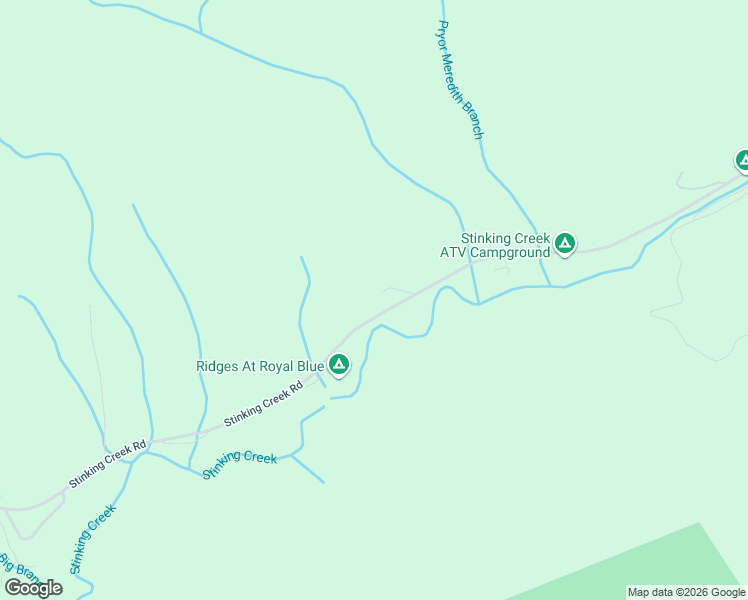map of restaurants, bars, coffee shops, grocery stores, and more near 4001 Stinking Creek Road in Pioneer
