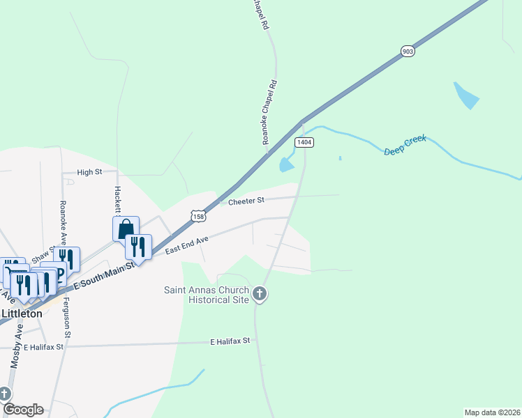 map of restaurants, bars, coffee shops, grocery stores, and more near 28 East End Ave in Littleton