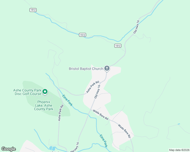 map of restaurants, bars, coffee shops, grocery stores, and more near 1245 Ashe Park Road in Jefferson