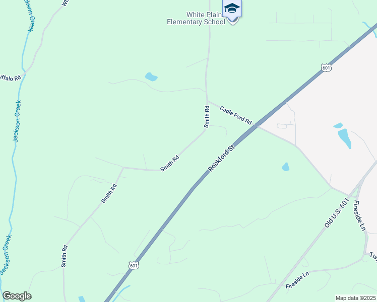 map of restaurants, bars, coffee shops, grocery stores, and more near 1094 Smith Road in Mount Airy