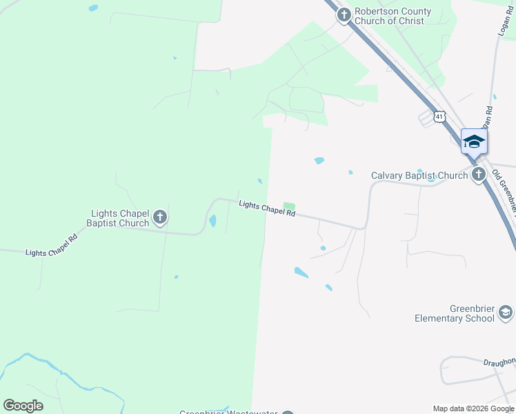 map of restaurants, bars, coffee shops, grocery stores, and more near 2963 Lights Chapel Road in Greenbrier