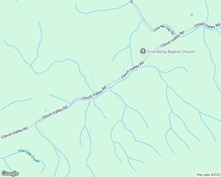 map of restaurants, bars, coffee shops, grocery stores, and more near 2575 Clinch Valley Road in Thorn Hill