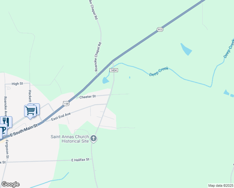 map of restaurants, bars, coffee shops, grocery stores, and more near 1064 Bacon Road in Littleton