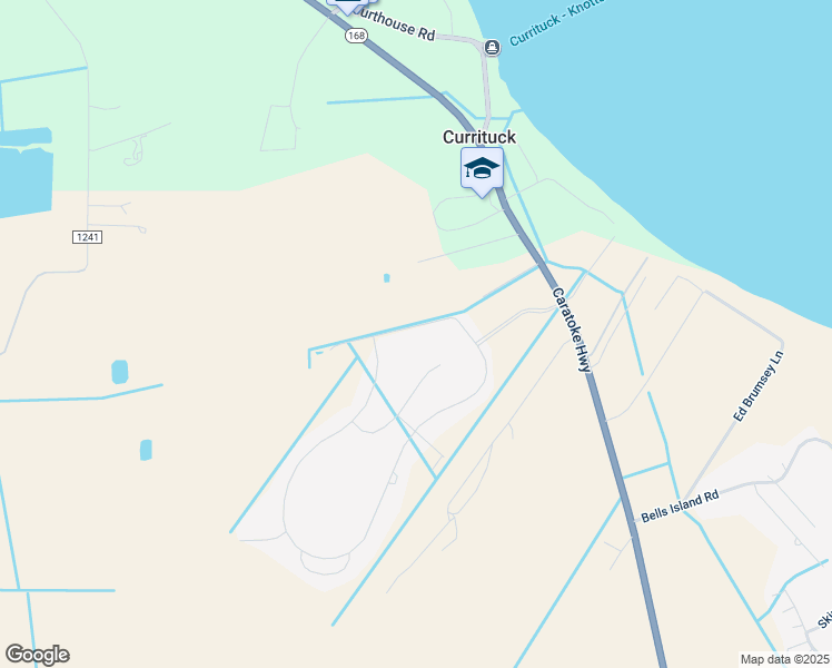 map of restaurants, bars, coffee shops, grocery stores, and more near 235 Laurel Woods Way in Currituck