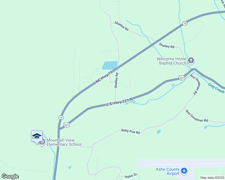 map of restaurants, bars, coffee shops, grocery stores, and more near 215 Shatley Road in Crumpler