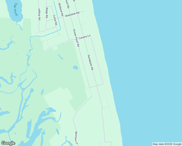 map of restaurants, bars, coffee shops, grocery stores, and more near 1612 Sandpiper Road in Corolla