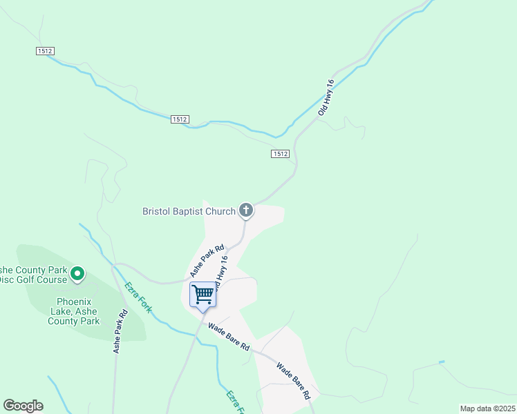 map of restaurants, bars, coffee shops, grocery stores, and more near 1852 Old Highway 16 in Jefferson