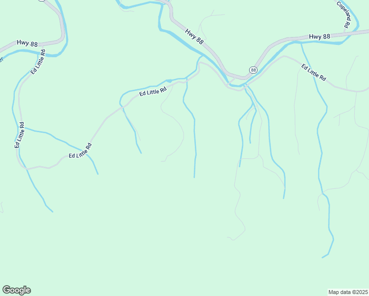 map of restaurants, bars, coffee shops, grocery stores, and more near 435 Misty Mountain Road in Creston