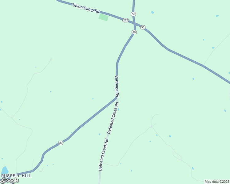map of restaurants, bars, coffee shops, grocery stores, and more near 5881 Carthage Road in Pleasant Shade