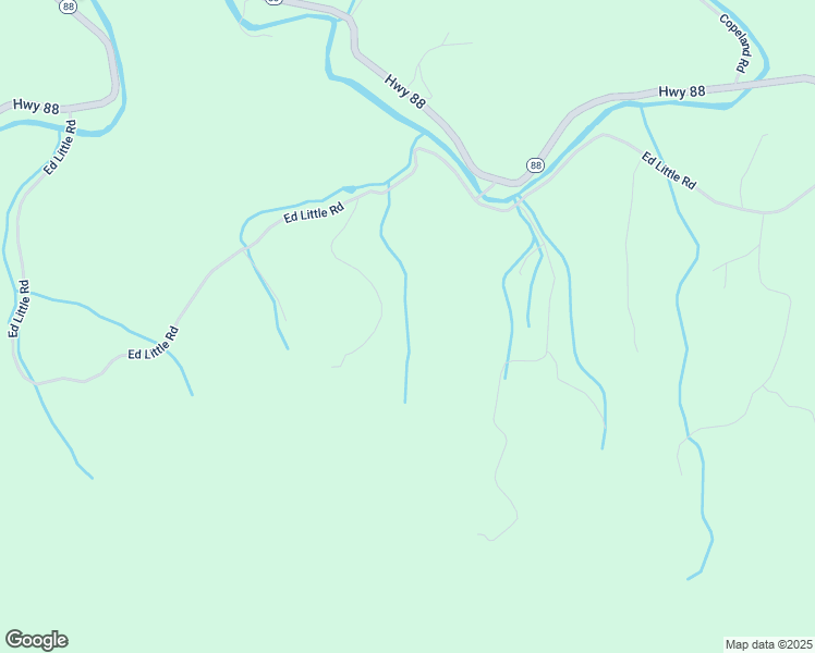 map of restaurants, bars, coffee shops, grocery stores, and more near 401 Misty Mountain Road in Creston