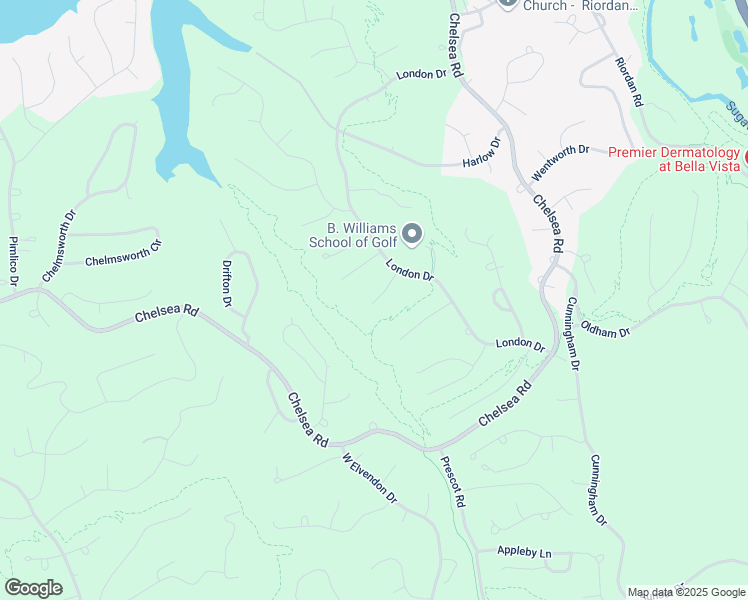 map of restaurants, bars, coffee shops, grocery stores, and more near 4 Silverton Lane in Bella Vista