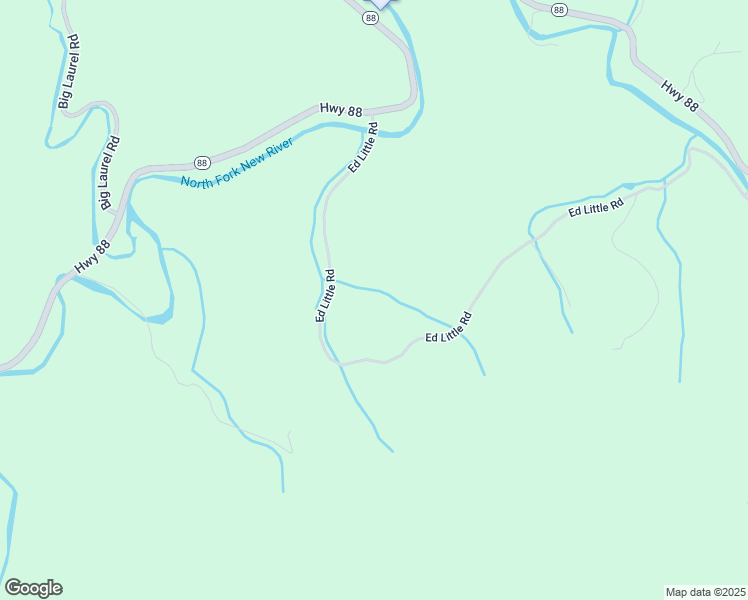 map of restaurants, bars, coffee shops, grocery stores, and more near 2474 Ed Little Road in Creston