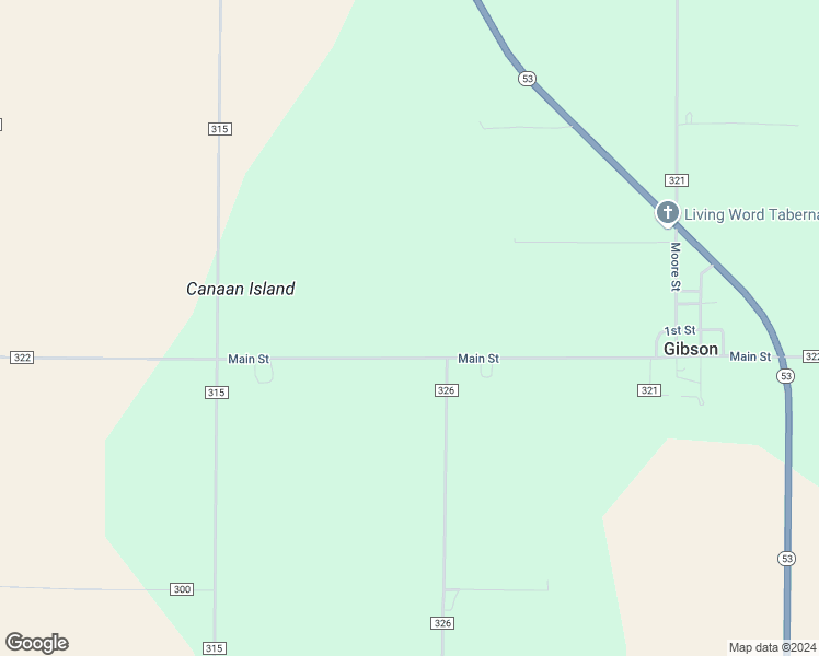 map of restaurants, bars, coffee shops, grocery stores, and more near in Gibson