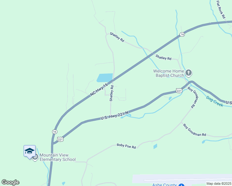 map of restaurants, bars, coffee shops, grocery stores, and more near 304 Shatley Road in Crumpler