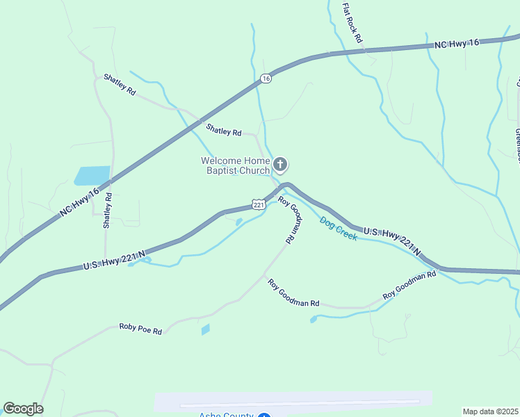 map of restaurants, bars, coffee shops, grocery stores, and more near 3966 U.S. Highway 221 North in Crumpler