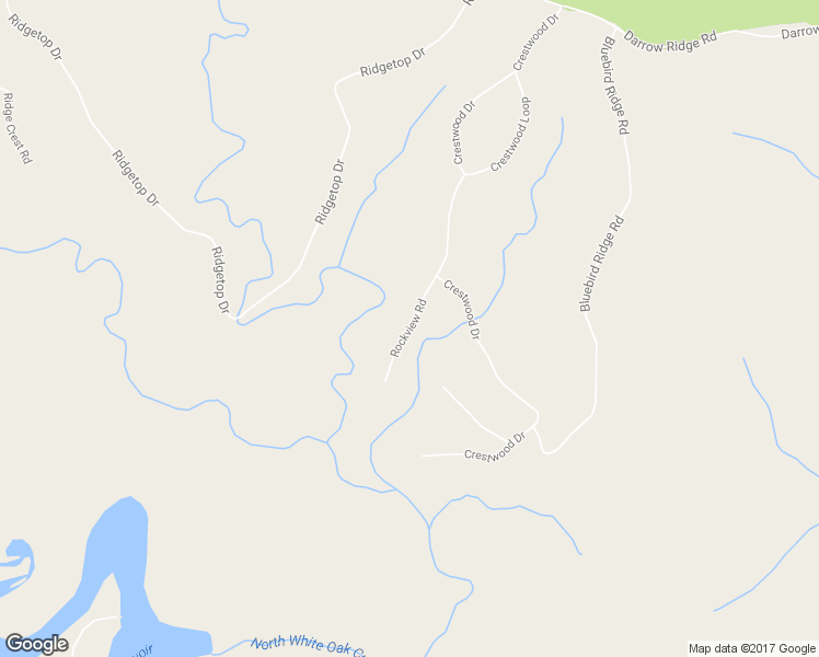 map of restaurants, bars, coffee shops, grocery stores, and more near Rockview Road in Jamestown