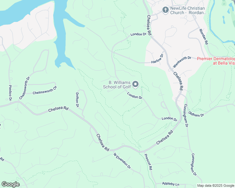 map of restaurants, bars, coffee shops, grocery stores, and more near 4 Silverton Lane in Bella Vista